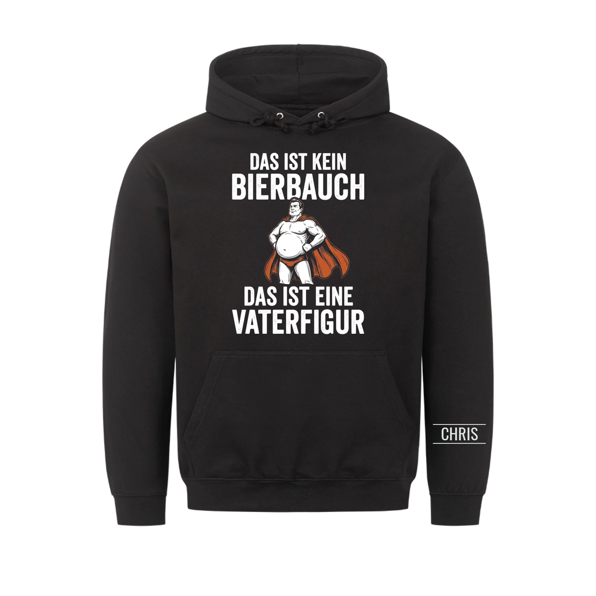 Das ist kein Bierbauch Das ist eine Vaterfigur - Lustiges Geschenk für Papa, Ehemann & Männer - Personalisiertes Shirt