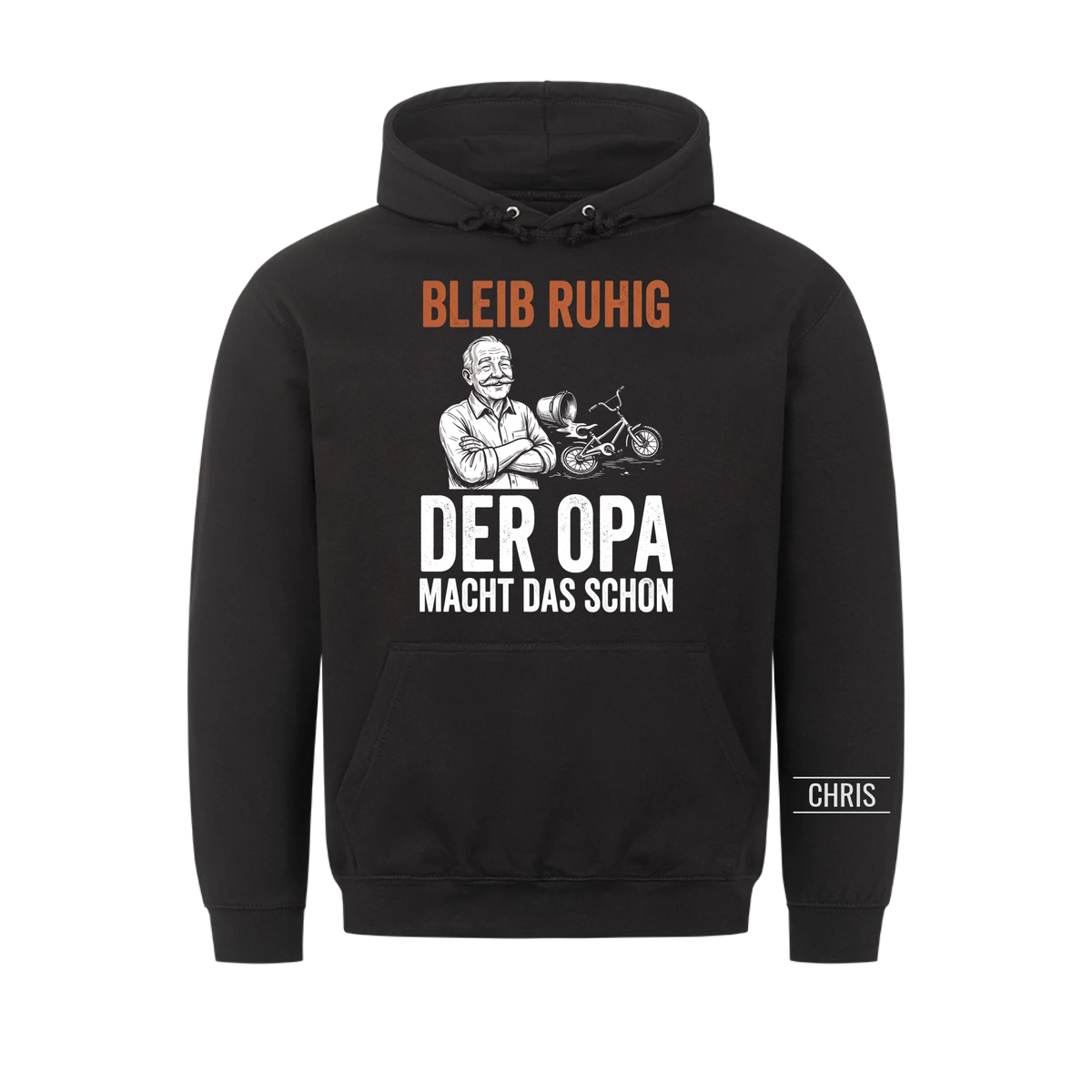 Bleib ruhig Der Opa macht das schon - Lustiges Geschenk für Opa, Opi & Großvater - Personalisiertes Shirt