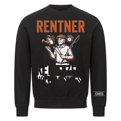 Rentner Keine Zeit Voll im Stress - Lustiges Geschenk zur Rente für Männer, Papa & Opa - Personalisiertes Shirt