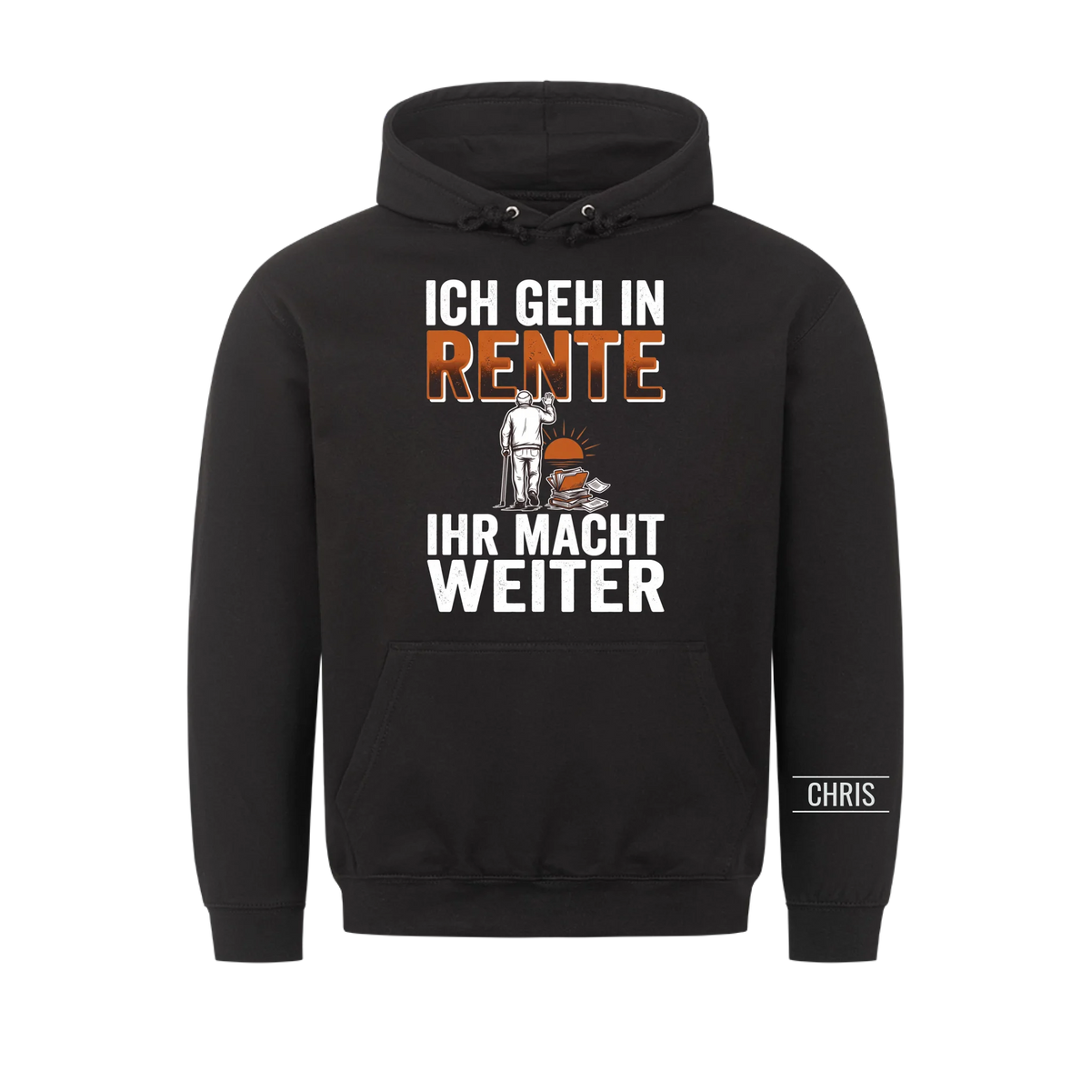Ich geh in Rente Ihr macht weiter - Lustiges Geschenk zur Rente für Kollegen, Männer & Papa - Personalisiertes Shirt