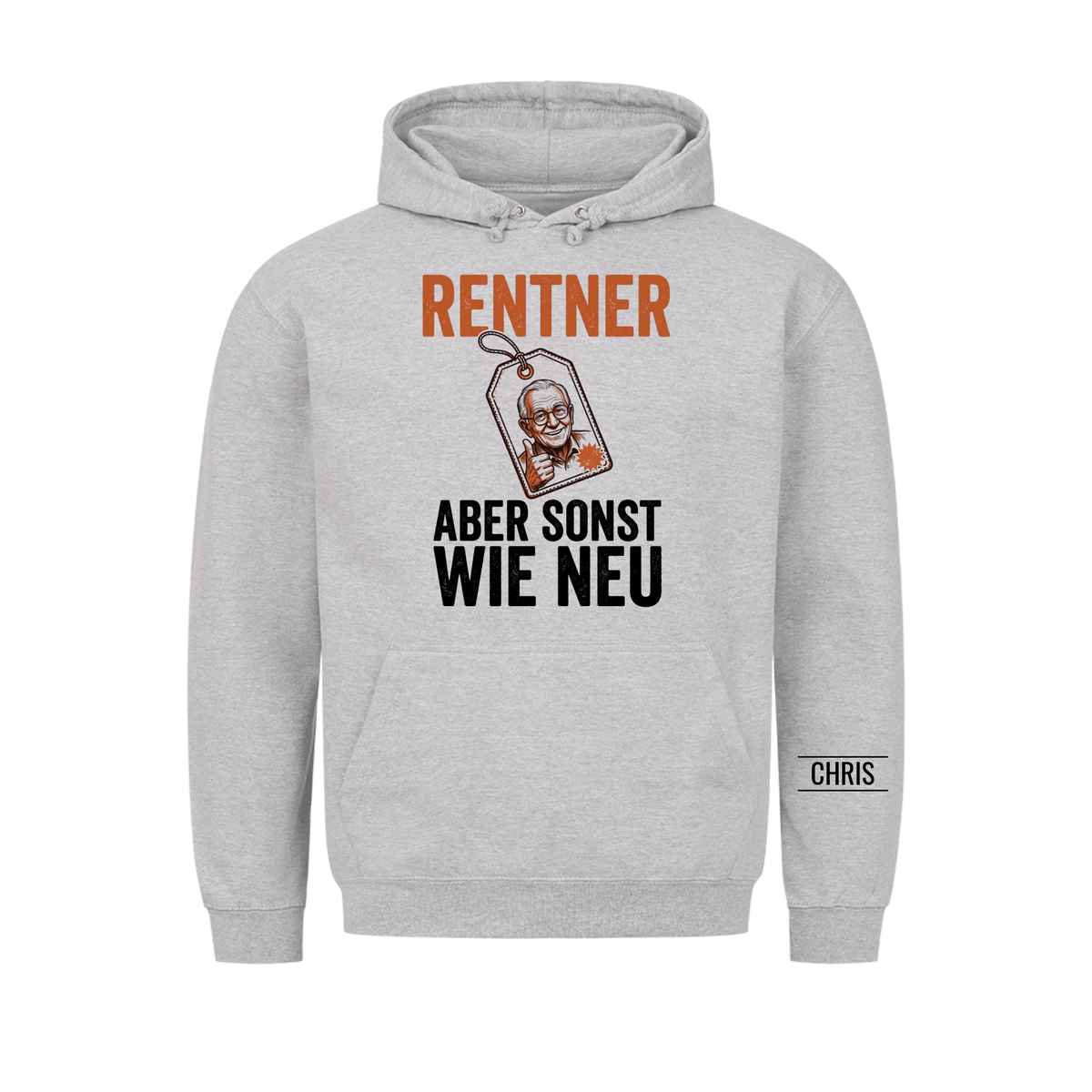 Rentner Aber sonst wie neu - Lustiges Geschenk zur Rente für Männer, Papa & Opa - Personalisiertes Shirt