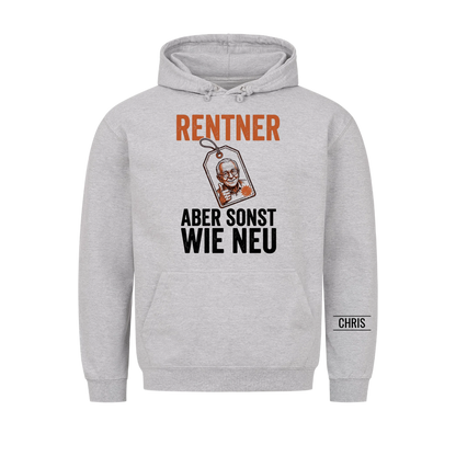 Rentner Aber sonst wie neu - Lustiges Geschenk zur Rente für Männer, Papa & Opa - Personalisiertes Shirt