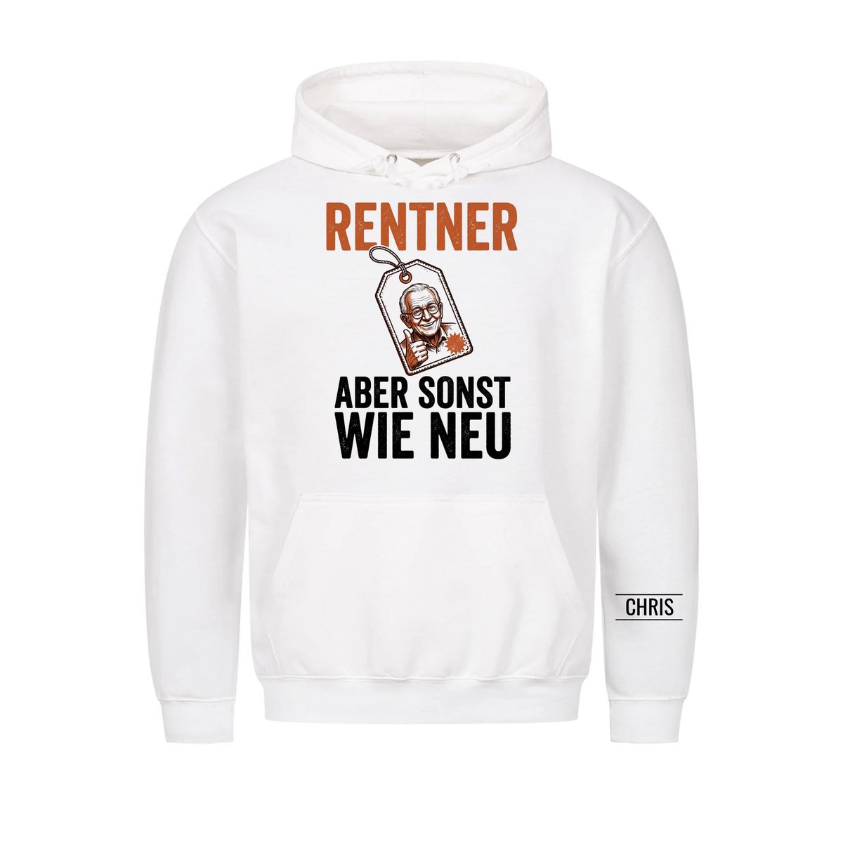 Rentner Aber sonst wie neu - Lustiges Geschenk zur Rente für Männer, Papa & Opa - Personalisiertes Shirt