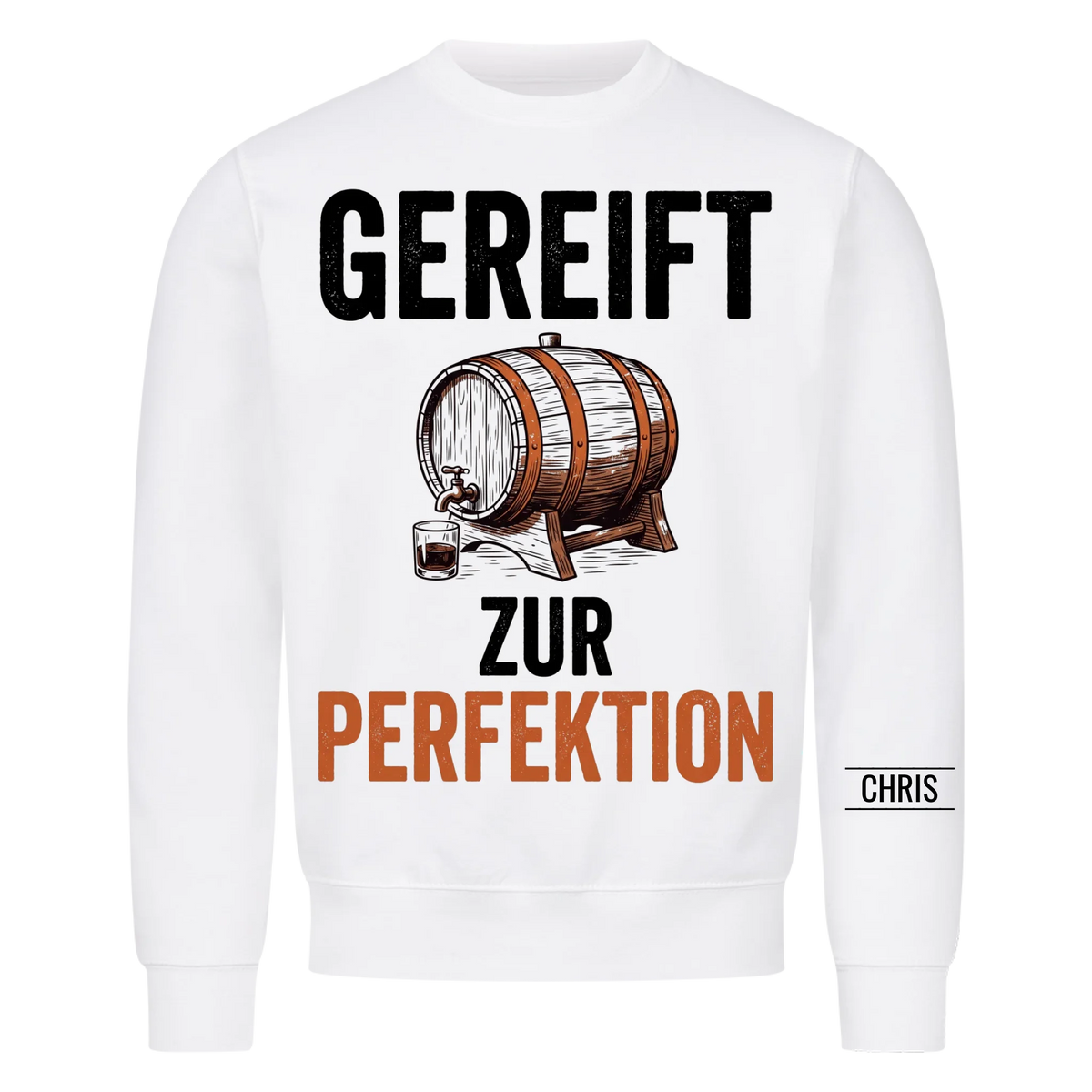 Gereift zur Perfektion - Lustiges Geschenk zum Geburtstag für Männer, Papa & Opa - Personalisiertes Shirt
