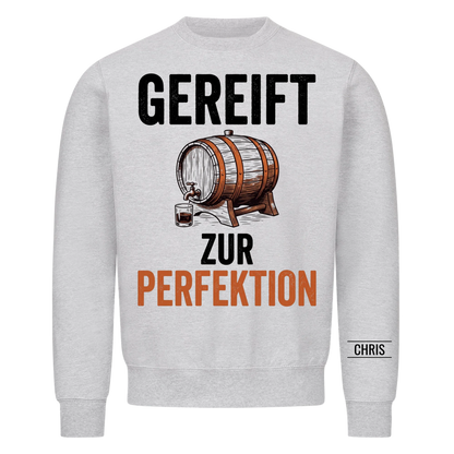 Gereift zur Perfektion - Lustiges Geschenk zum Geburtstag für Männer, Papa & Opa - Personalisiertes Shirt