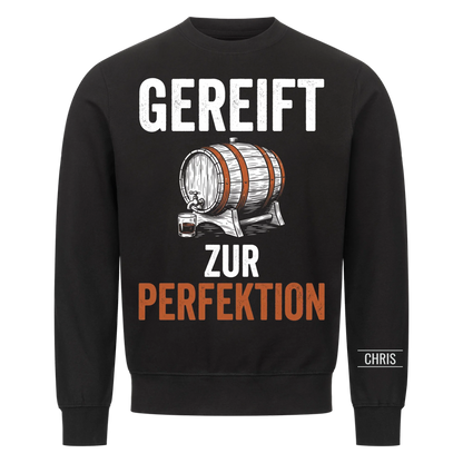 Gereift zur Perfektion - Lustiges Geschenk zum Geburtstag für Männer, Papa & Opa - Personalisiertes Shirt