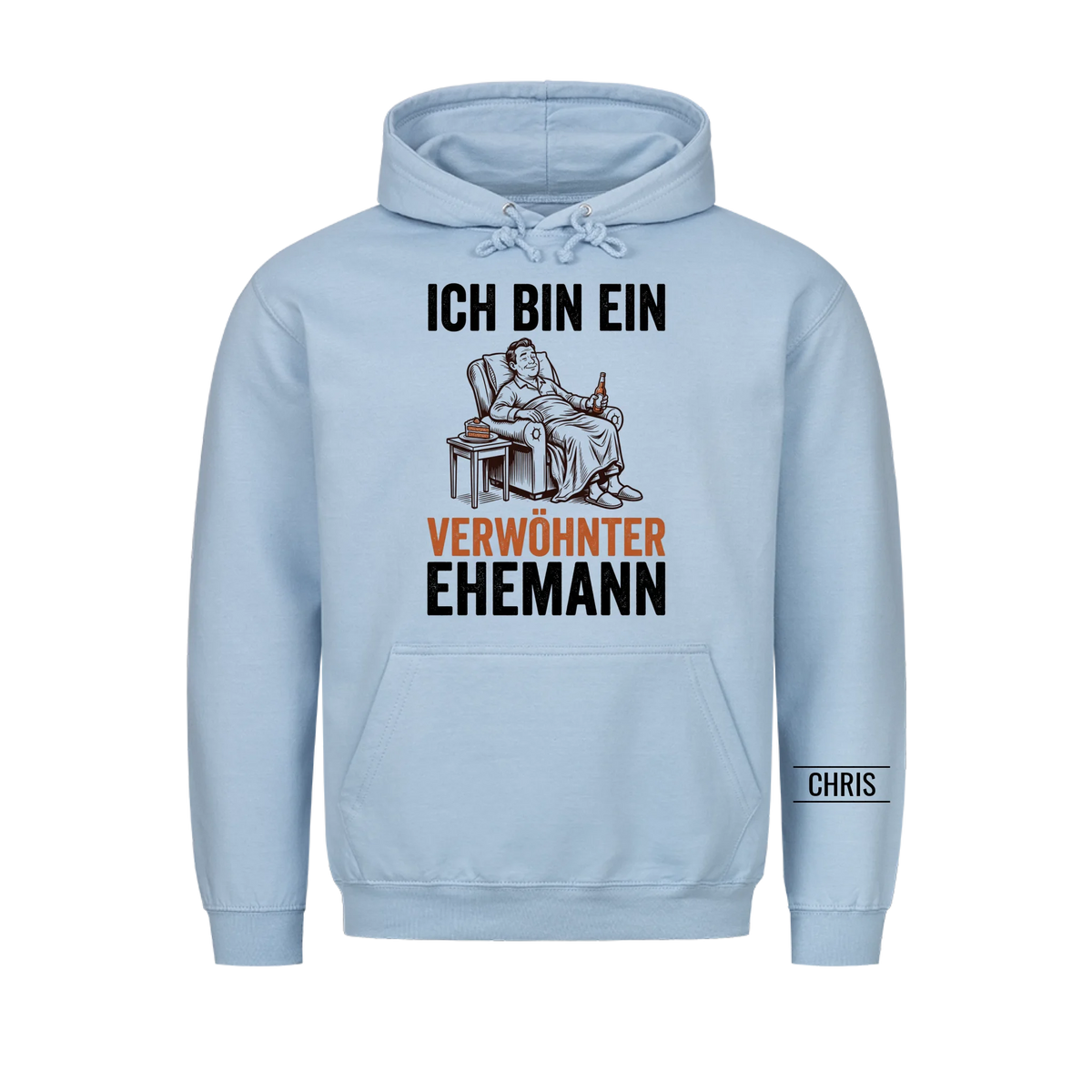 Ich bin ein verwöhnter Ehemann - Lustiges Geschenk für Ehemann, Männer & Papa von seiner Frau - Personalisiertes Shirt