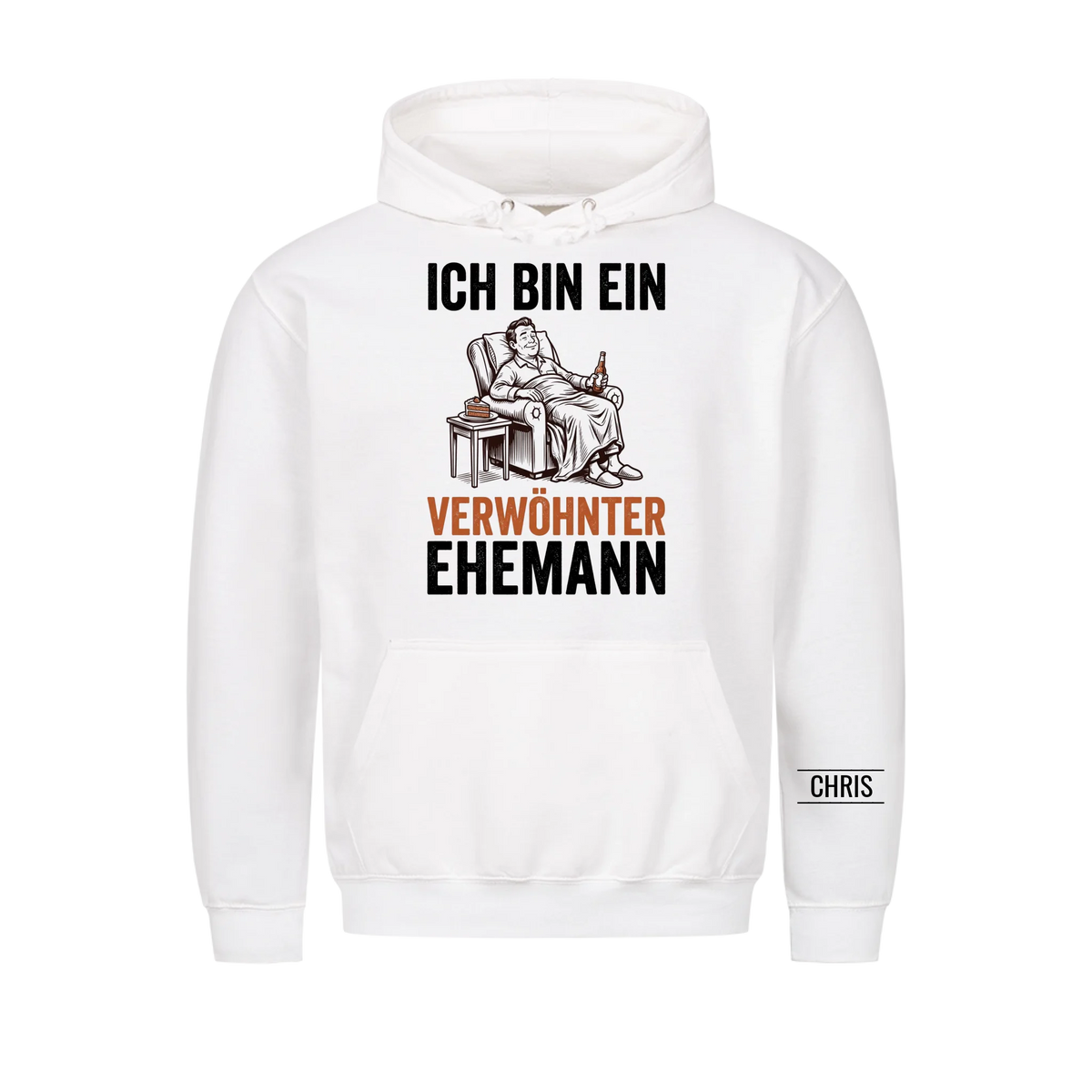 Ich bin ein verwöhnter Ehemann - Lustiges Geschenk für Ehemann, Männer & Papa von seiner Frau - Personalisiertes Shirt