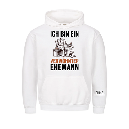Ich bin ein verwöhnter Ehemann - Lustiges Geschenk für Ehemann, Männer & Papa von seiner Frau - Personalisiertes Shirt