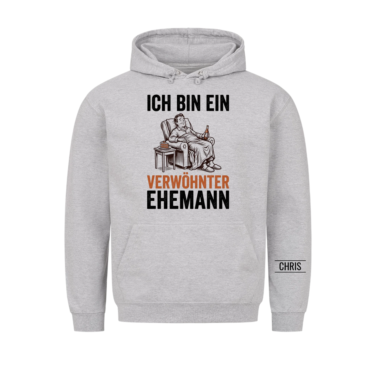 Ich bin ein verwöhnter Ehemann - Lustiges Geschenk für Ehemann, Männer & Papa von seiner Frau - Personalisiertes Shirt