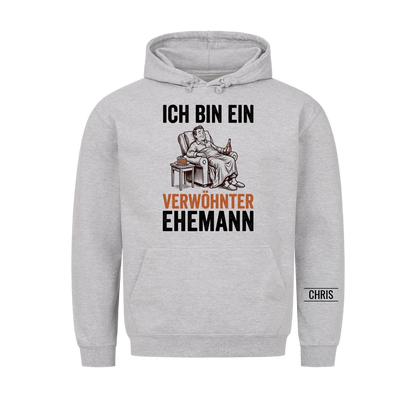 Ich bin ein verwöhnter Ehemann - Lustiges Geschenk für Ehemann, Männer & Papa von seiner Frau - Personalisiertes Shirt