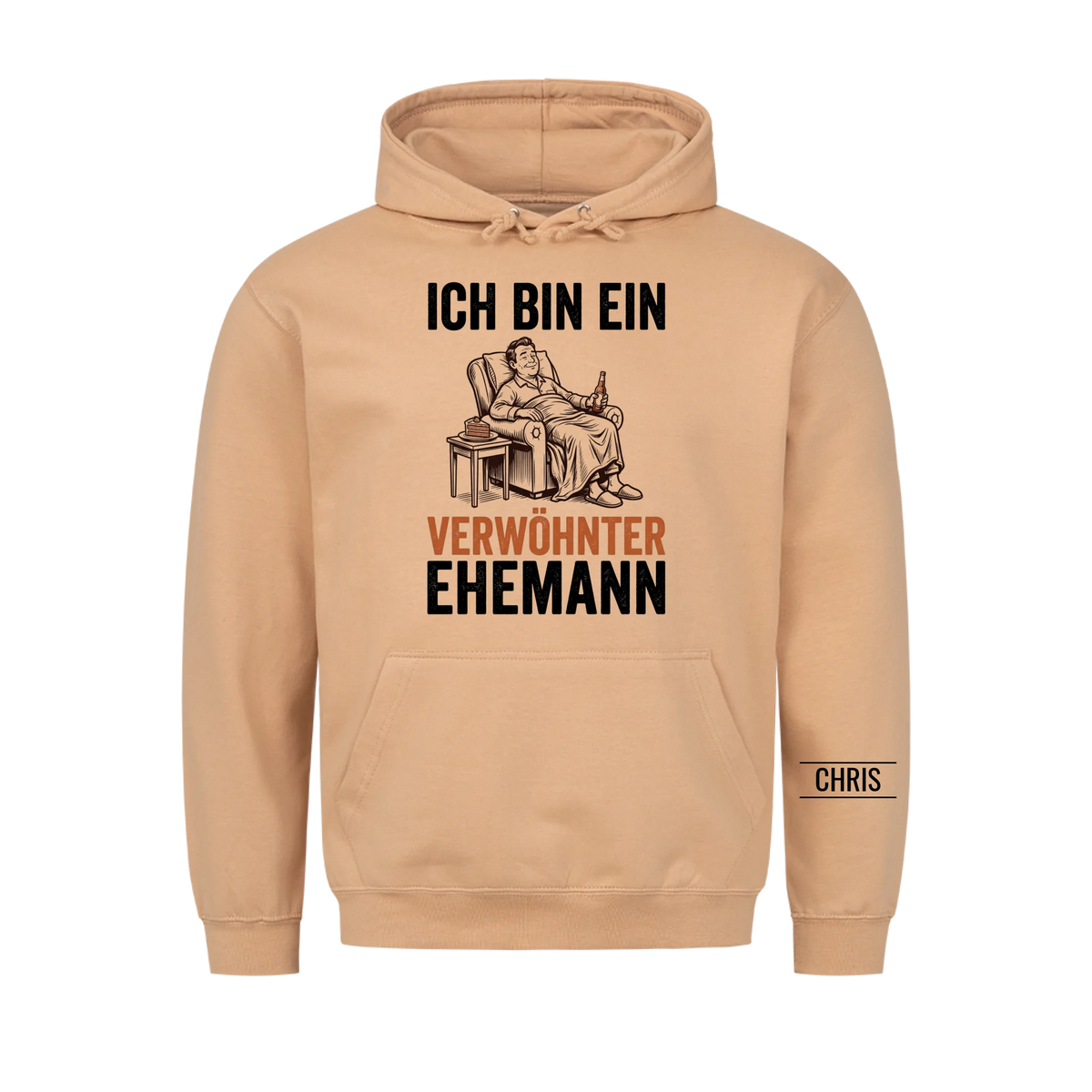 Ich bin ein verwöhnter Ehemann - Lustiges Geschenk für Ehemann, Männer & Papa von seiner Frau - Personalisiertes Shirt