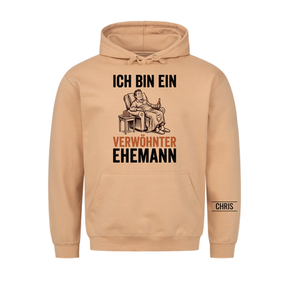 Ich bin ein verwöhnter Ehemann - Lustiges Geschenk für Ehemann, Männer & Papa von seiner Frau - Personalisiertes Shirt