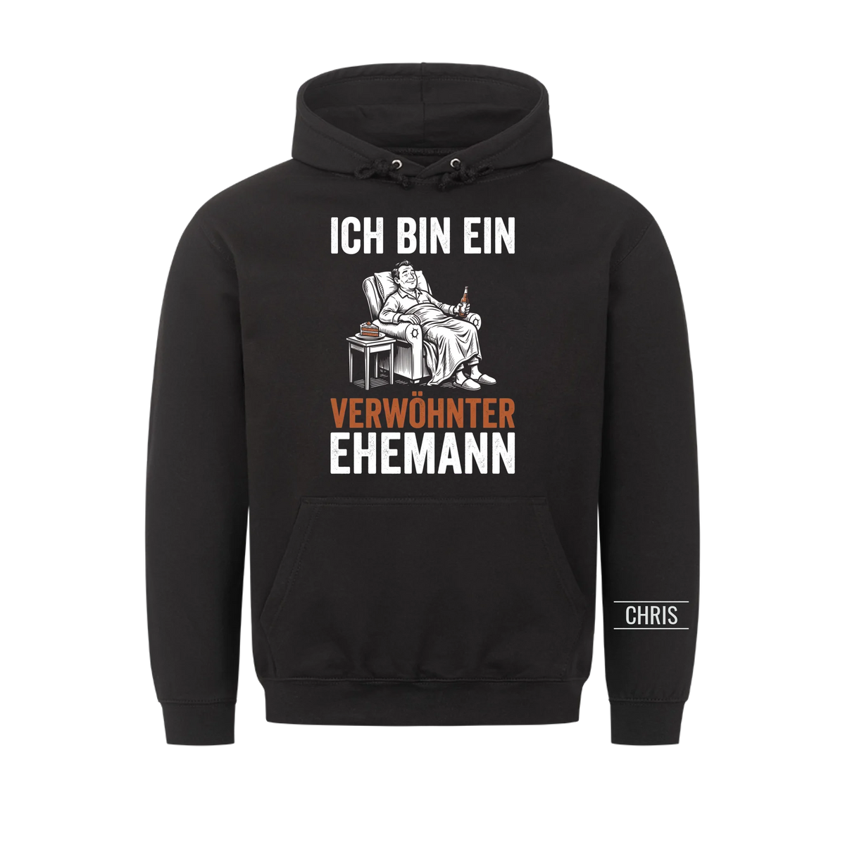 Ich bin ein verwöhnter Ehemann - Lustiges Geschenk für Ehemann, Männer & Papa von seiner Frau - Personalisiertes Shirt