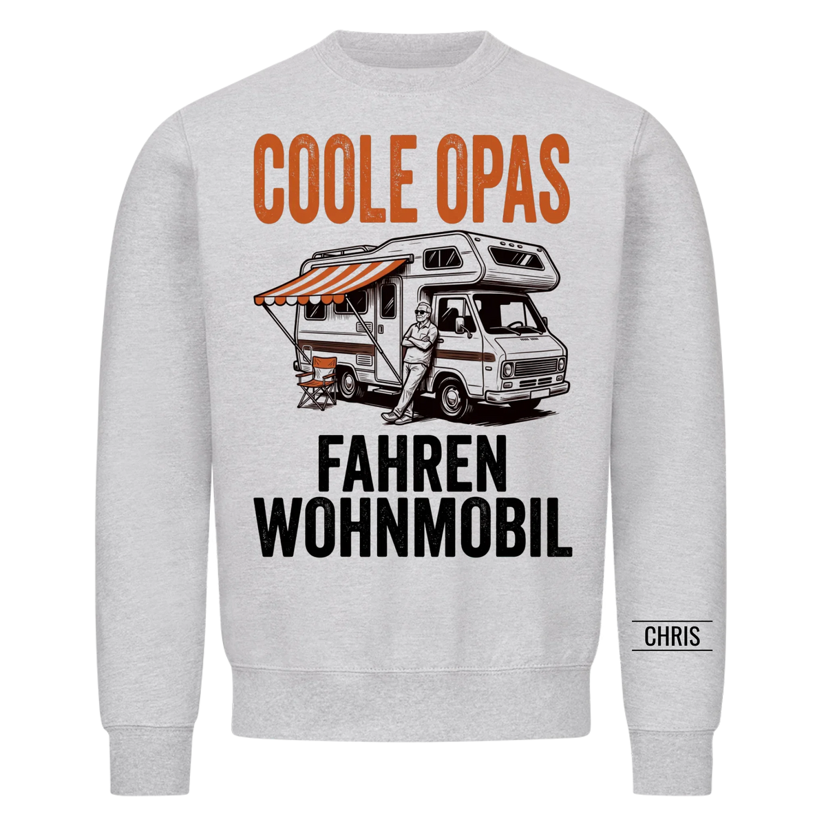 Coole Opas fahren Wohnmobil - Lustiges Geschenk für Camper, Opa, Opi & Großvater - Personalisiertes Shirt