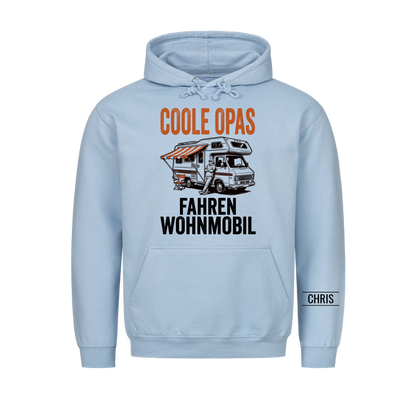 Coole Opas fahren Wohnmobil - Lustiges Geschenk für Camper, Opa, Opi & Großvater - Personalisiertes Shirt