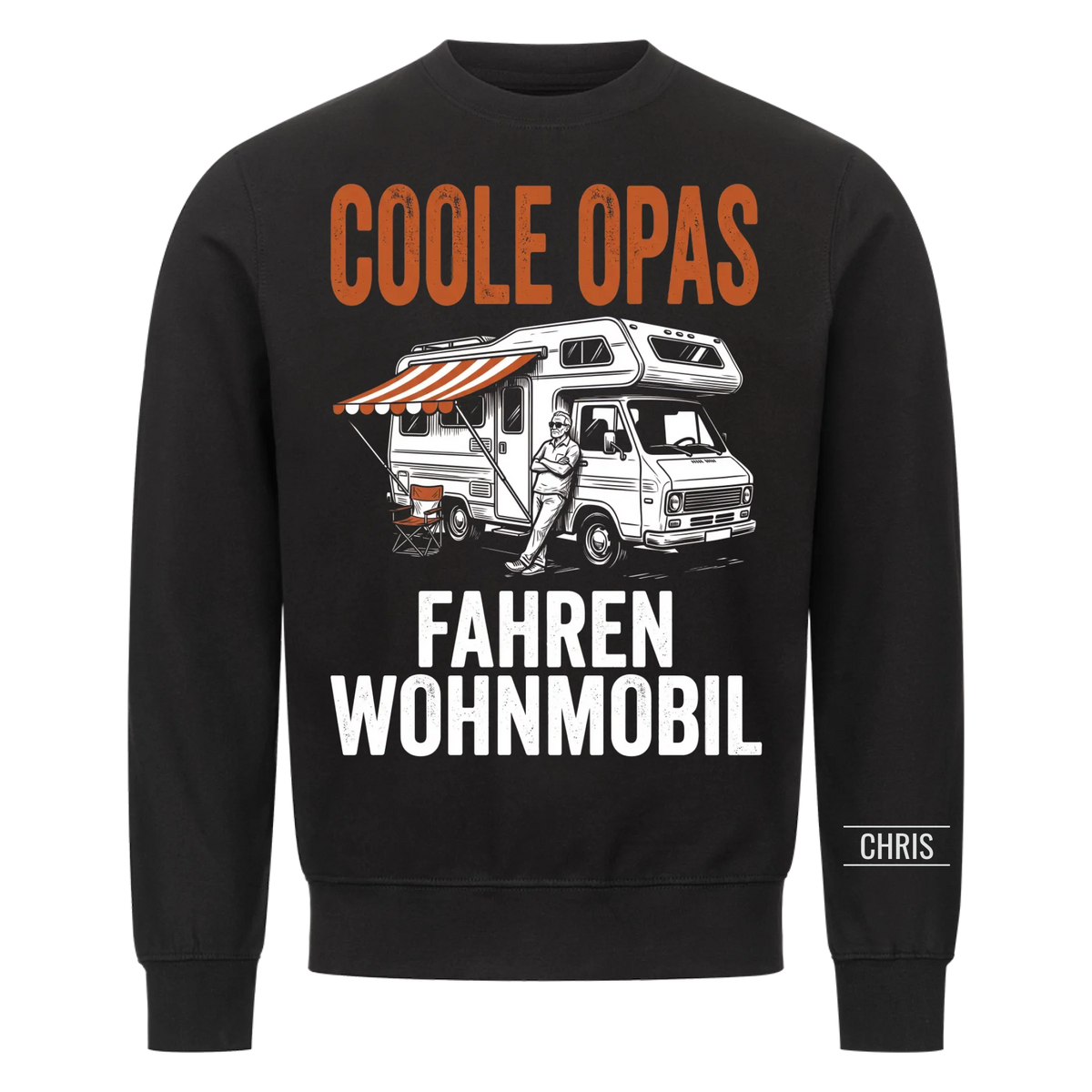 Coole Opas fahren Wohnmobil - Lustiges Geschenk für Camper, Opa, Opi & Großvater - Personalisiertes Shirt