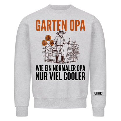 Garten Opa Wie ein normaler Opa nur viel cooler - Lustiges Geschenk für Gärtner, Opa, Opi & Großvater - Personalisiertes Shirt