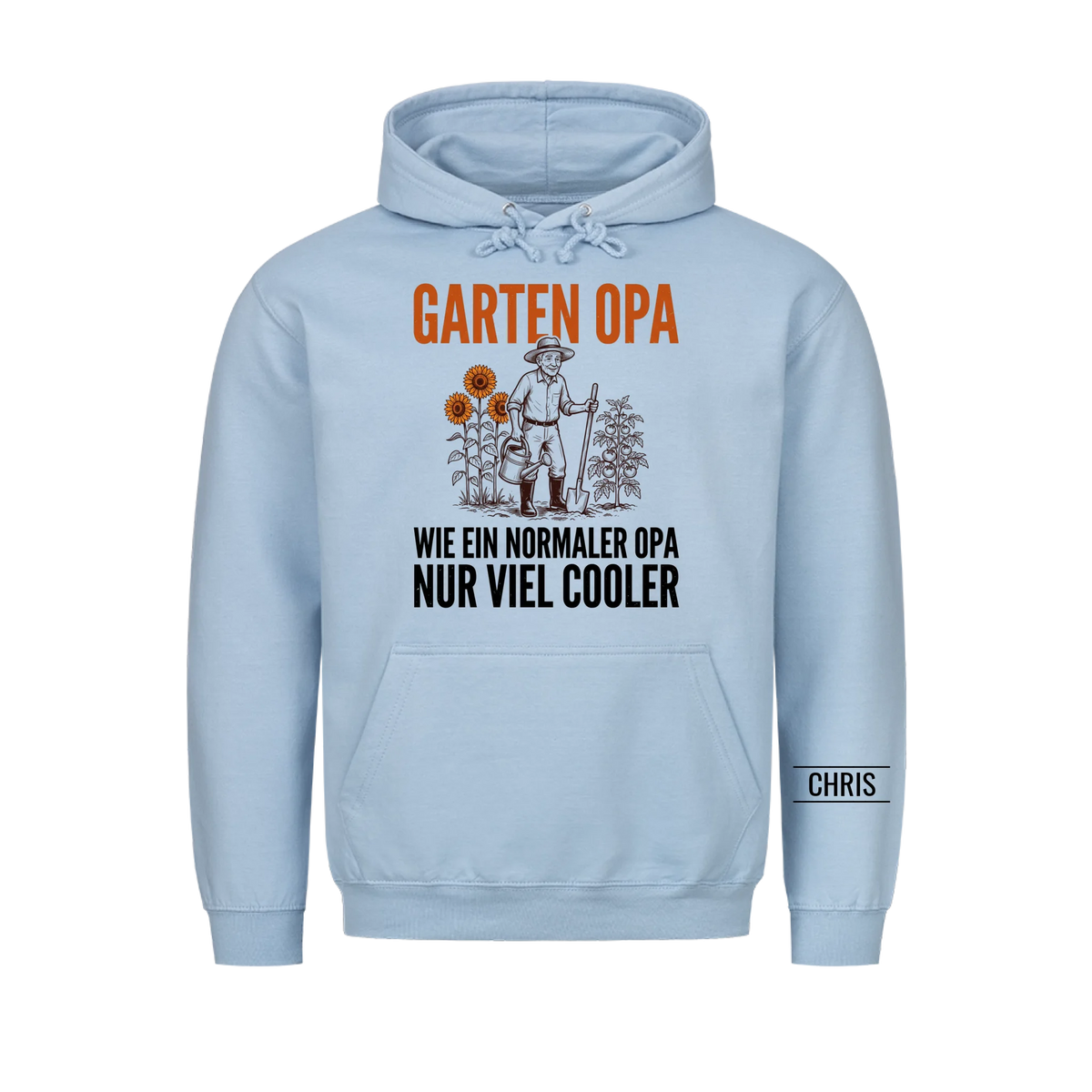 Garten Opa Wie ein normaler Opa nur viel cooler - Lustiges Geschenk für Gärtner, Opa, Opi & Großvater - Personalisiertes Shirt