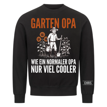 Garten Opa Wie ein normaler Opa nur viel cooler - Lustiges Geschenk für Gärtner, Opa, Opi & Großvater - Personalisiertes Shirt