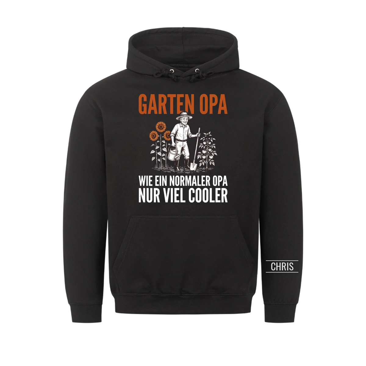 Garten Opa Wie ein normaler Opa nur viel cooler - Lustiges Geschenk für Gärtner, Opa, Opi & Großvater - Personalisiertes Shirt