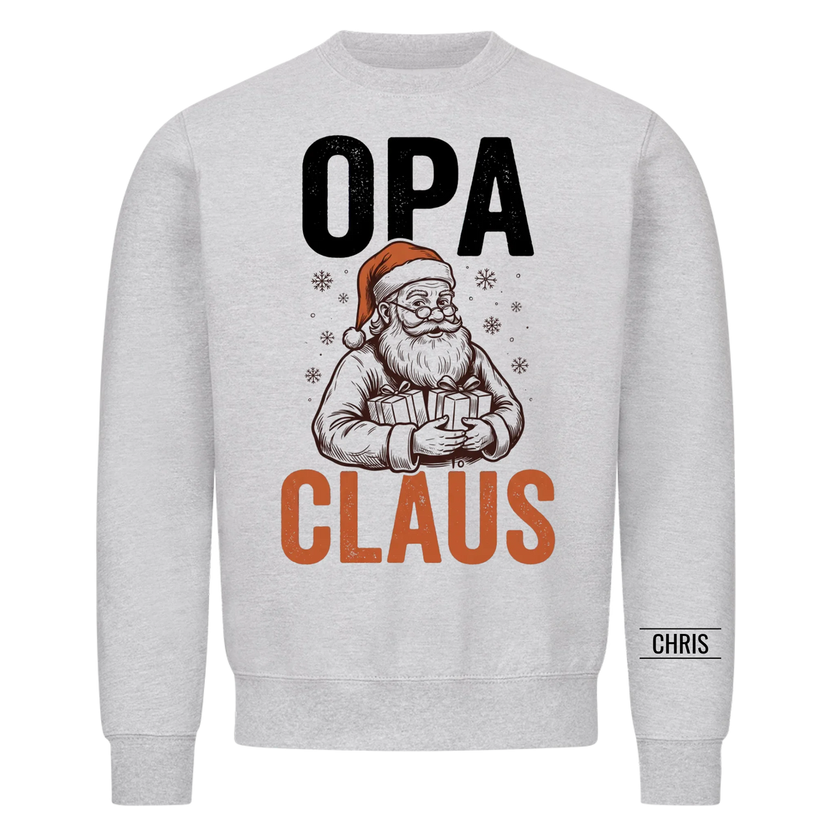 Opa Claus - Lustiges Weihnachtsgeschenk für Opa, Opi & Großvater - Personalisiertes Shirt