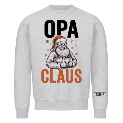 Opa Claus - Lustiges Weihnachtsgeschenk für Opa, Opi & Großvater - Personalisiertes Shirt