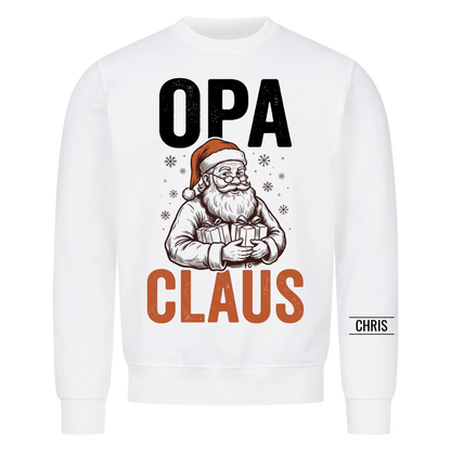 Opa Claus - Lustiges Weihnachtsgeschenk für Opa, Opi & Großvater - Personalisiertes Shirt