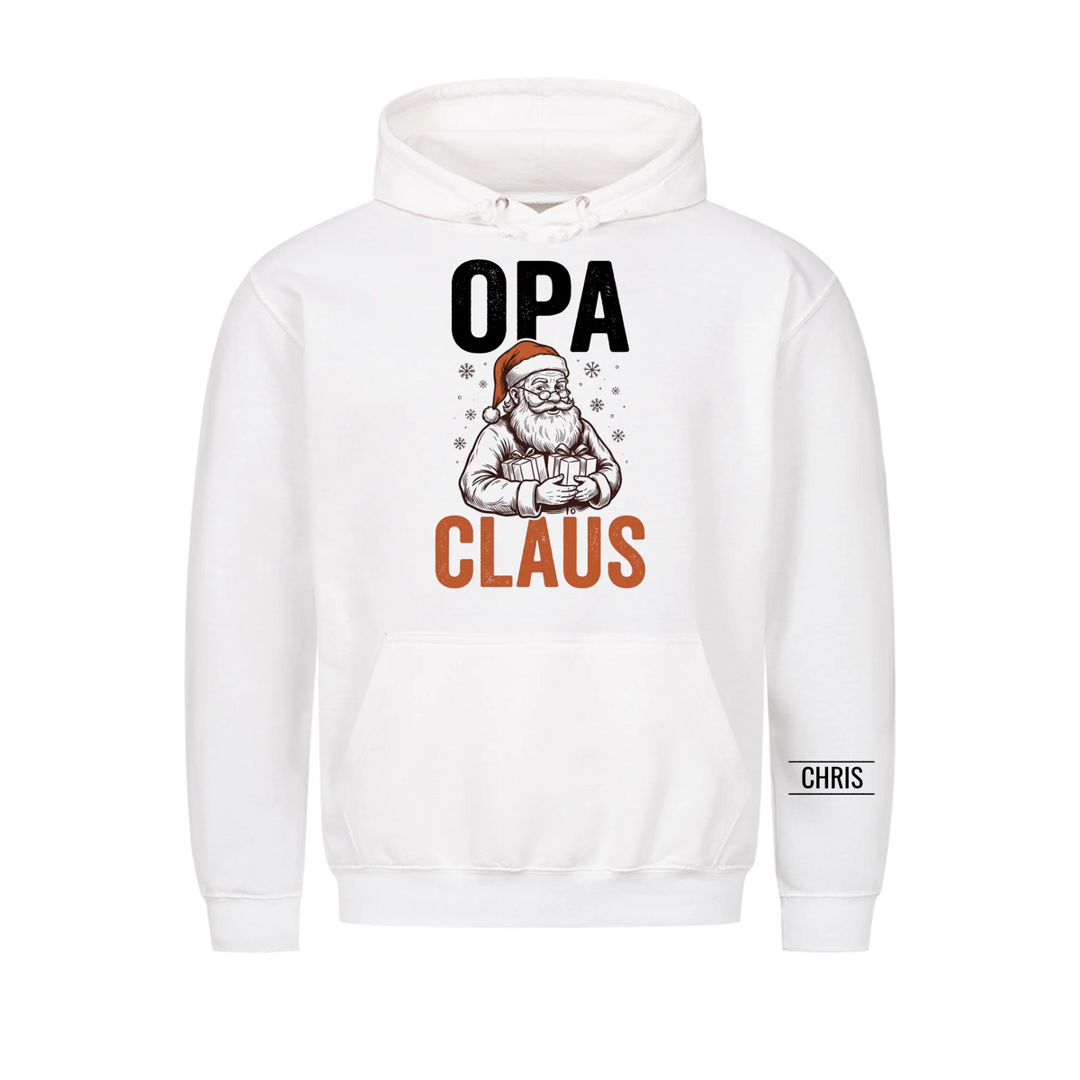 Opa Claus - Lustiges Weihnachtsgeschenk für Opa, Opi & Großvater - Personalisiertes Shirt