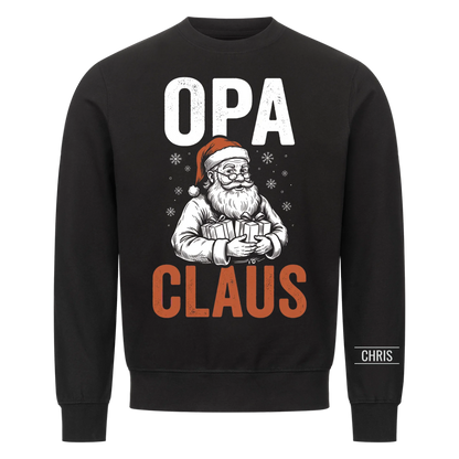 Opa Claus - Lustiges Weihnachtsgeschenk für Opa, Opi & Großvater - Personalisiertes Shirt