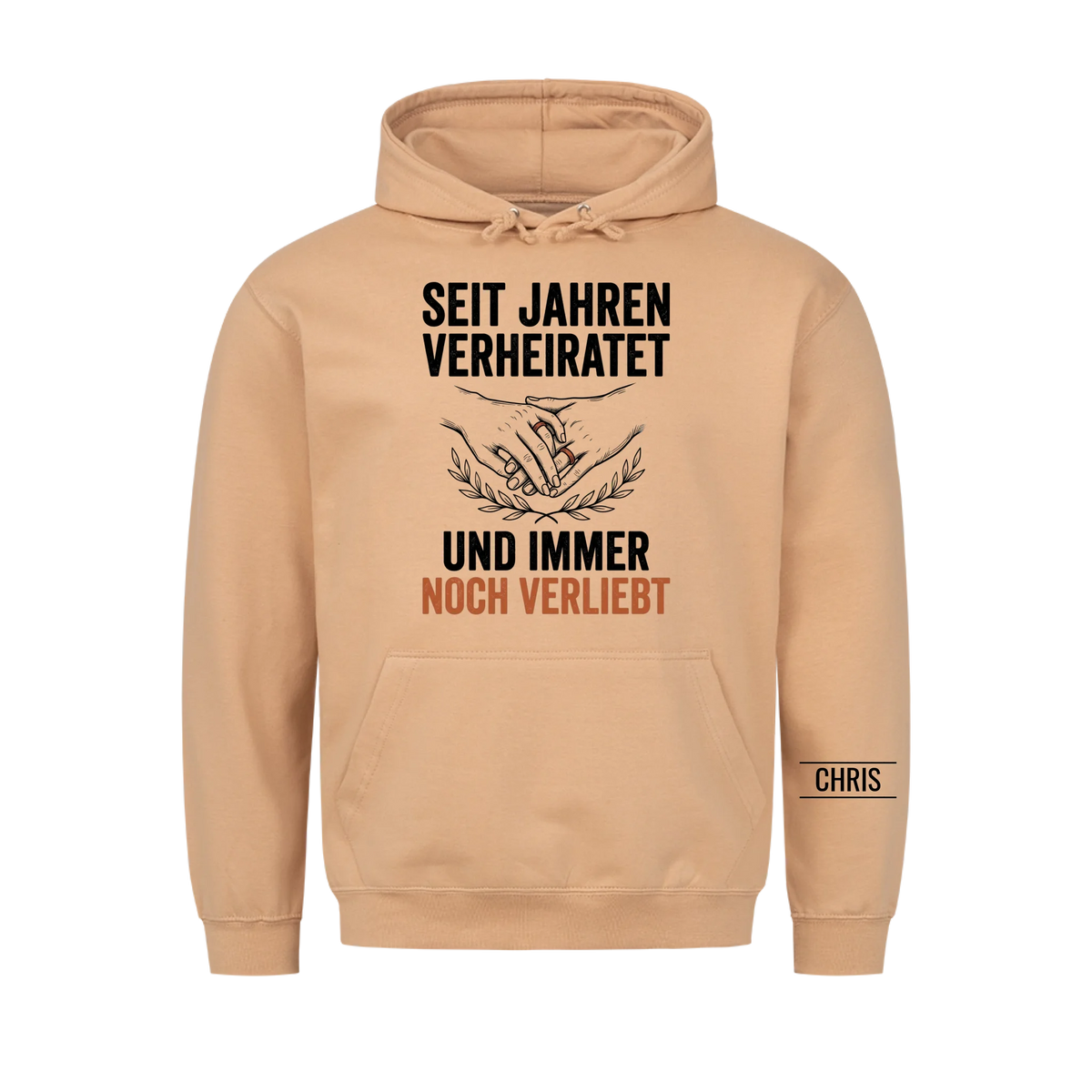 Seit Jahren verheiratet und immer noch verliebt - Geschenk zum Hochzeitstag für Paare - Personalisiertes Shirt