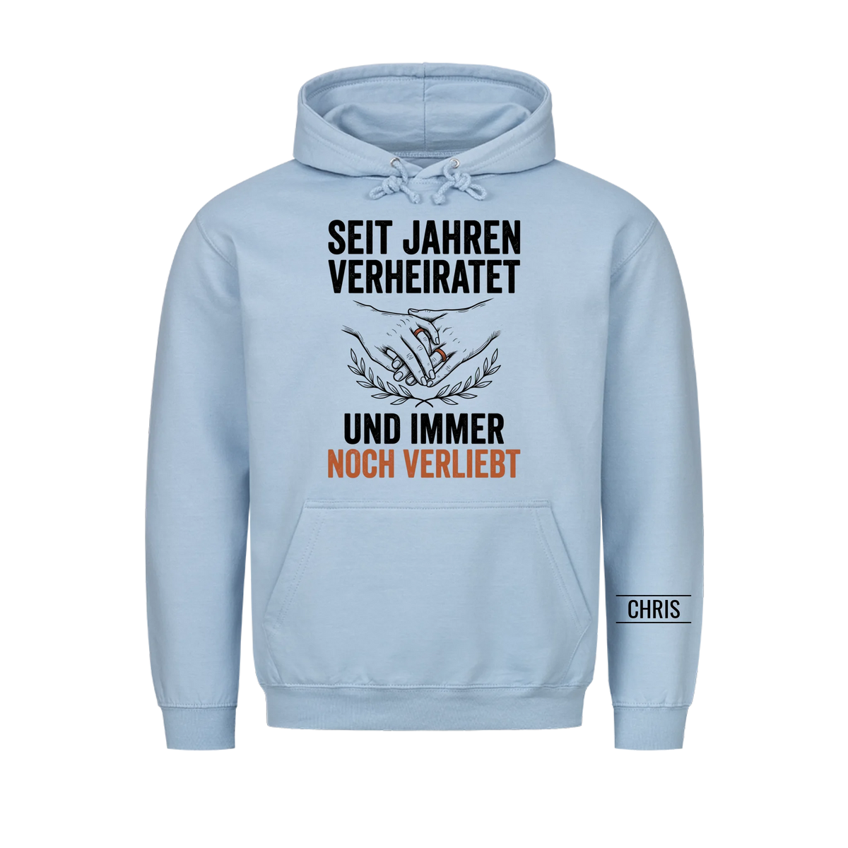 Seit Jahren verheiratet und immer noch verliebt - Geschenk zum Hochzeitstag für Paare - Personalisiertes Shirt