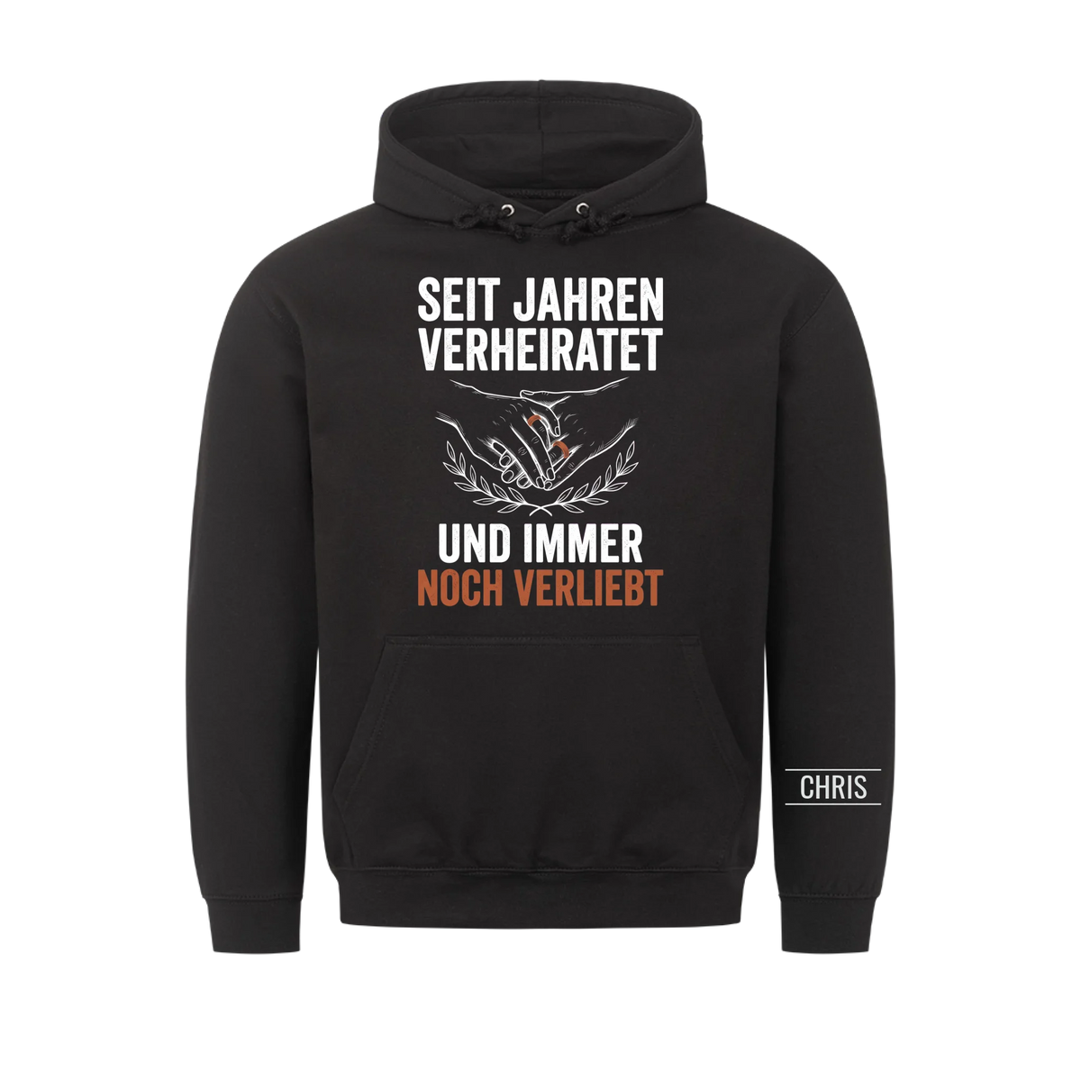 Seit Jahren verheiratet und immer noch verliebt - Geschenk zum Hochzeitstag für Paare - Personalisiertes Shirt