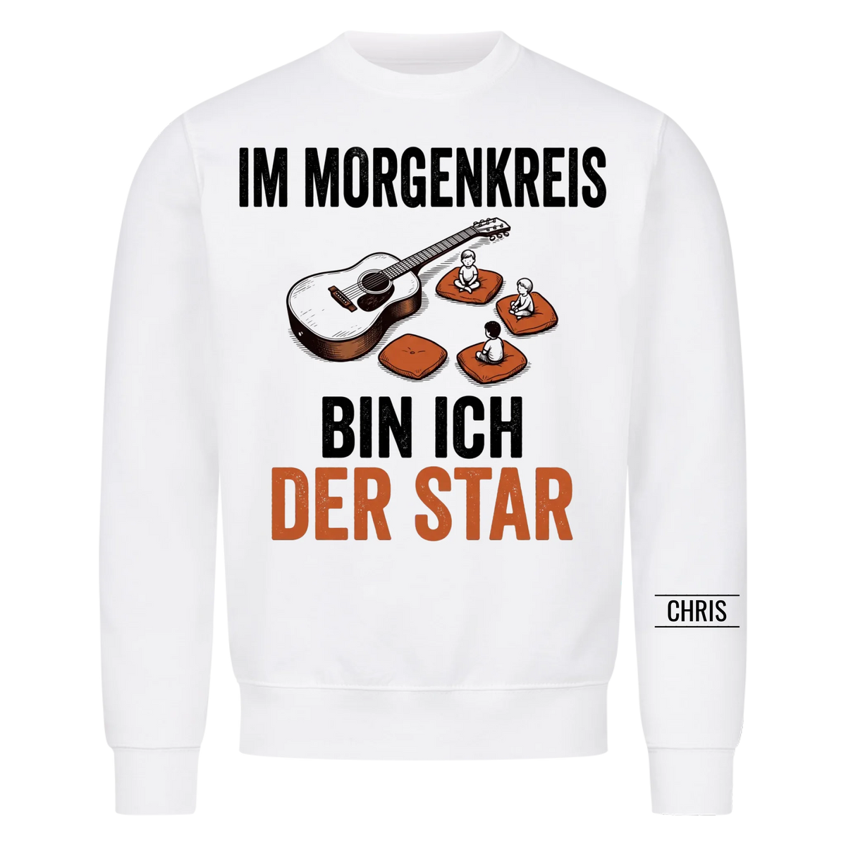 Im Morgenkreis bin ich der Star - Geschenk für Erzieherinnen, Kita & Hort - Personalisiertes Shirt