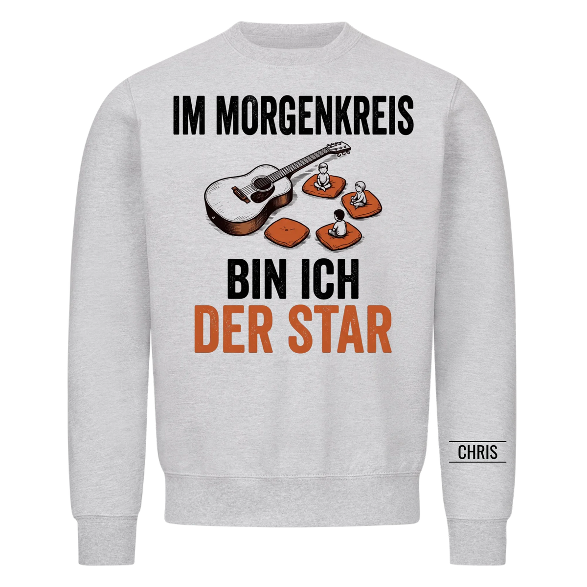 Im Morgenkreis bin ich der Star - Geschenk für Erzieherinnen, Kita & Hort - Personalisiertes Shirt