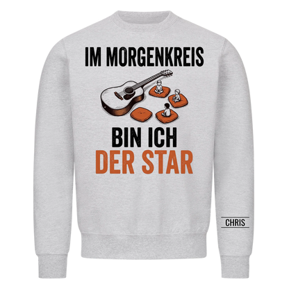 Im Morgenkreis bin ich der Star - Geschenk für Erzieherinnen, Kita & Hort - Personalisiertes Shirt