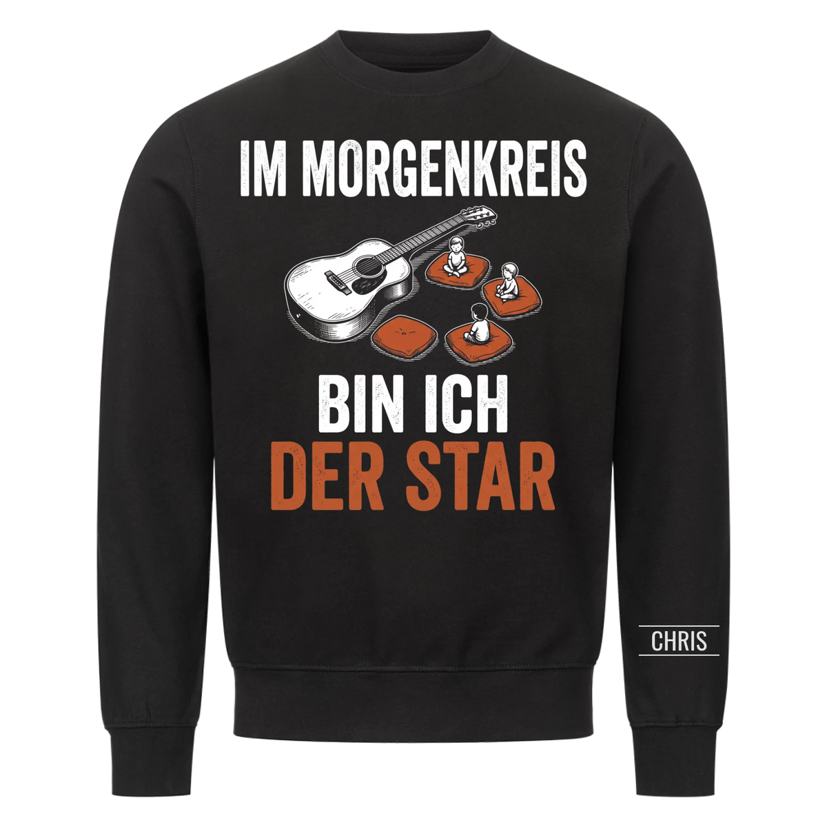 Im Morgenkreis bin ich der Star - Geschenk für Erzieherinnen, Kita & Hort - Personalisiertes Shirt