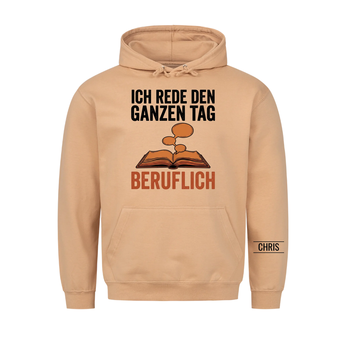 Ich rede den ganzen Tag Beruflich - Lustiges Geschenk für Lehrerinnen, Erzieherinnen & Kolleginnen - Personalisiertes Shirt