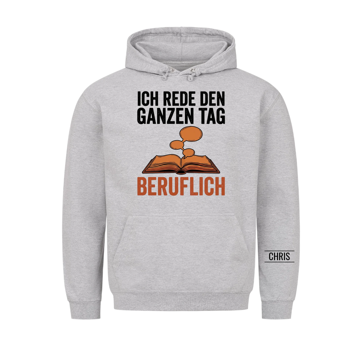 Ich rede den ganzen Tag Beruflich - Lustiges Geschenk für Lehrerinnen, Erzieherinnen & Kolleginnen - Personalisiertes Shirt