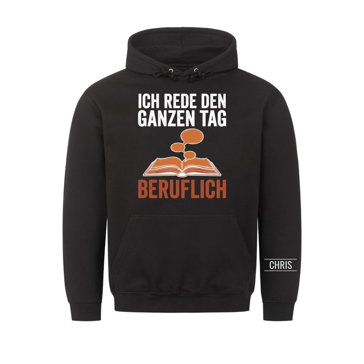 Ich rede den ganzen Tag Beruflich - Lustiges Geschenk für Lehrerinnen, Erzieherinnen & Kolleginnen - Personalisiertes Shirt