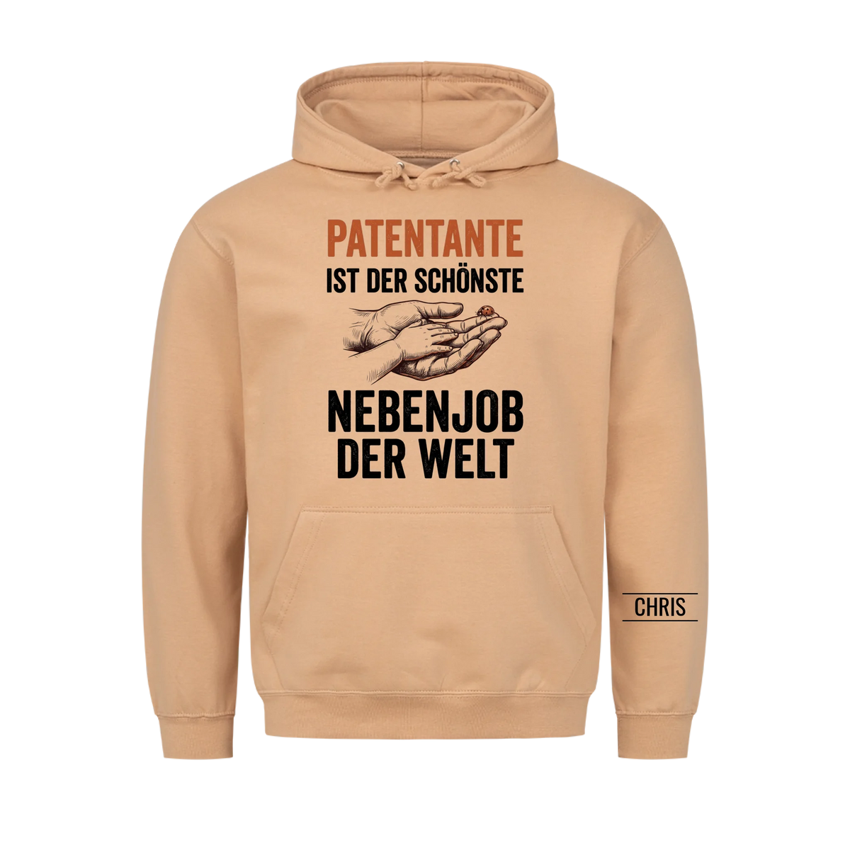 Patentante ist der schönste Nebenjob der Welt - Geschenk für Patentante & Tante - Personalisiertes Shirt