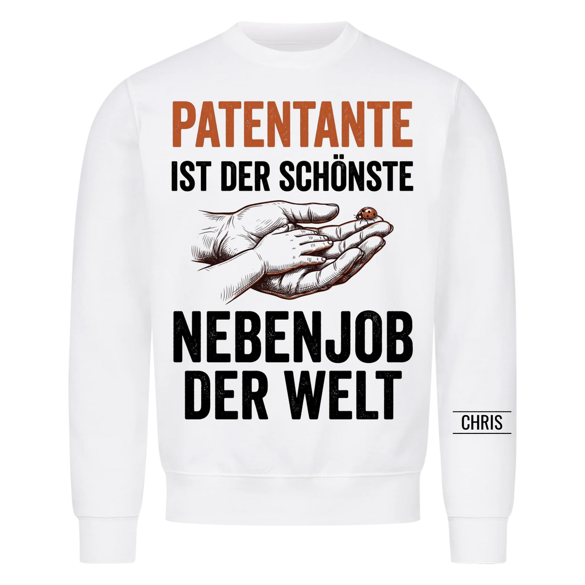 Patentante ist der schönste Nebenjob der Welt - Geschenk für Patentante & Tante - Personalisiertes Shirt