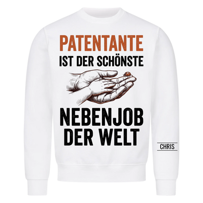 Patentante ist der schönste Nebenjob der Welt - Geschenk für Patentante & Tante - Personalisiertes Shirt