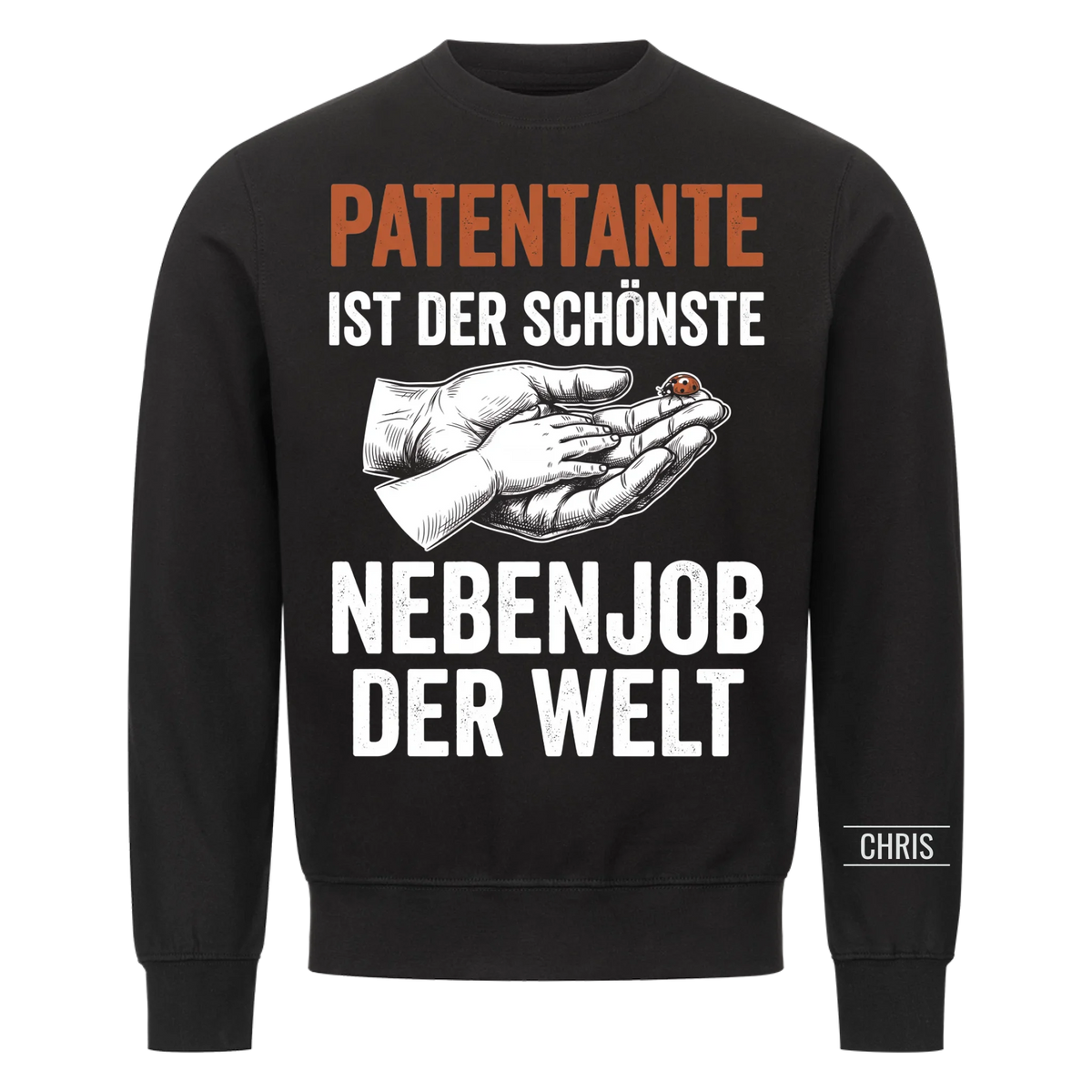 Patentante ist der schönste Nebenjob der Welt - Geschenk für Patentante & Tante - Personalisiertes Shirt