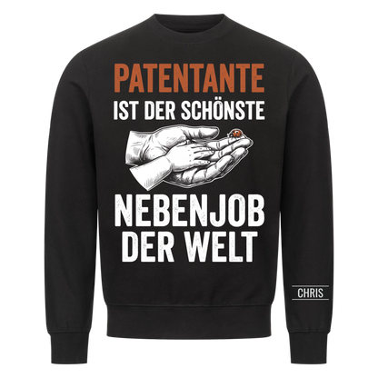 Patentante ist der schönste Nebenjob der Welt - Geschenk für Patentante & Tante - Personalisiertes Shirt