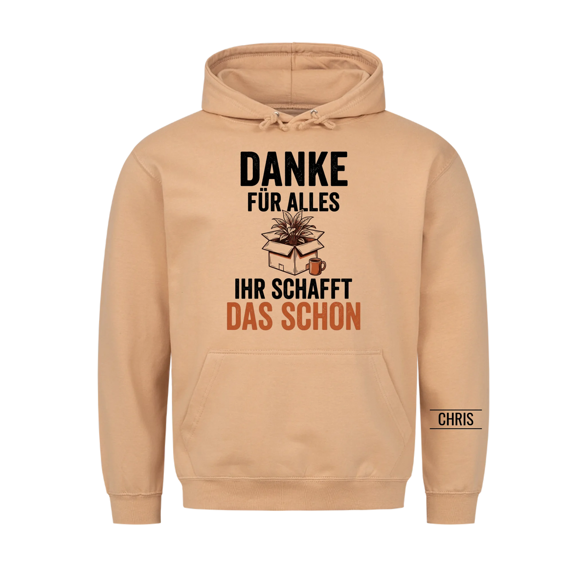 Danke für alles Ihr schafft das schon - Abschiedsgeschenk für Kollegen & Kolleginnen - Personalisiertes Shirt