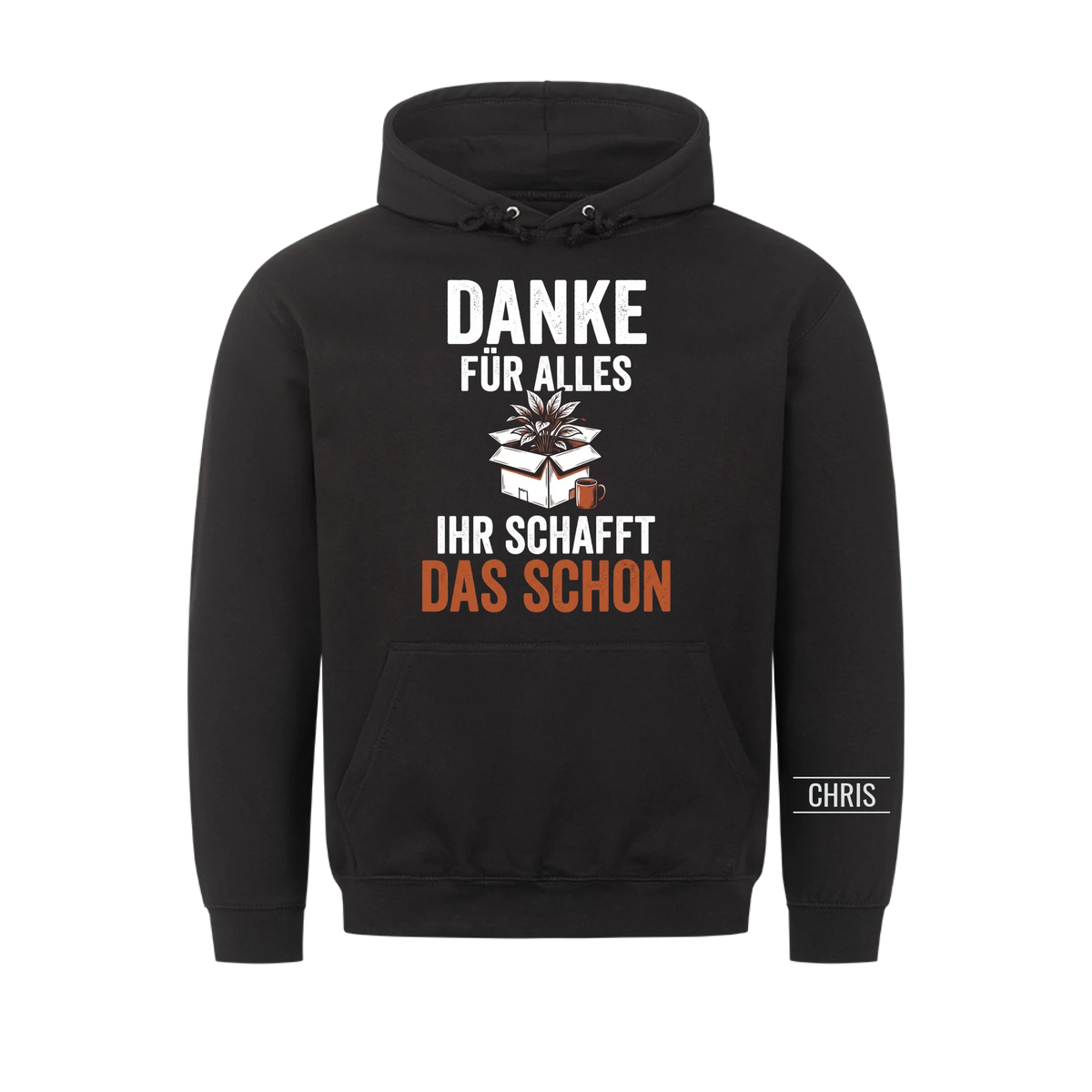 Danke für alles Ihr schafft das schon - Abschiedsgeschenk für Kollegen & Kolleginnen - Personalisiertes Shirt