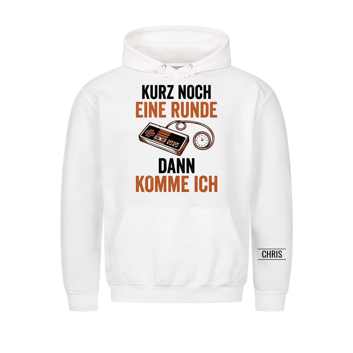 Kurz noch eine Runde dann komme ich - Lustiges Geschenk für Gamer & Gamerinnen - Personalisiertes Shirt