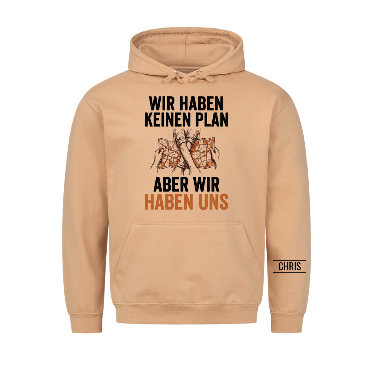 Wir haben keinen Plan Aber wir haben uns - Geschenk für Paare zum Jahrestag & Valentinstag - Personalisiertes Shirt