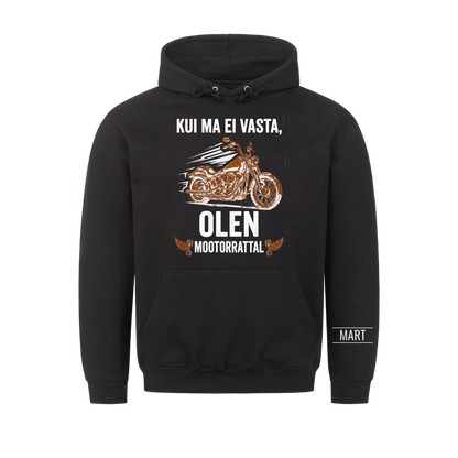 Kui ma ei vasta, olen mootorrattal. Personaalne T-särk nimega